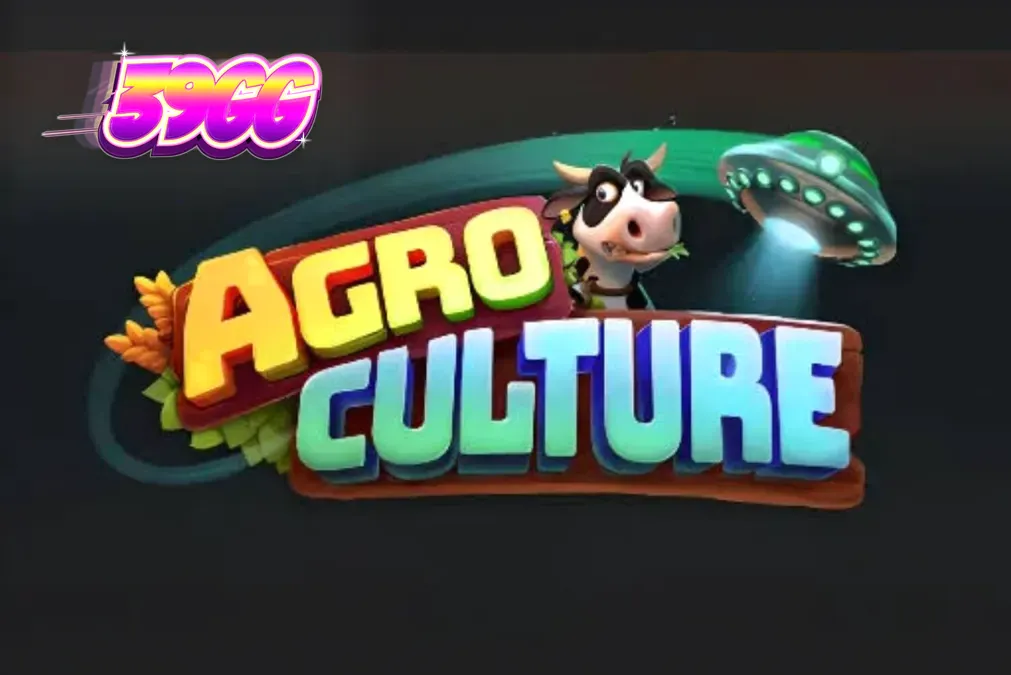 Cena vibrante do jogo AgroCulture com animais e naves espaciais